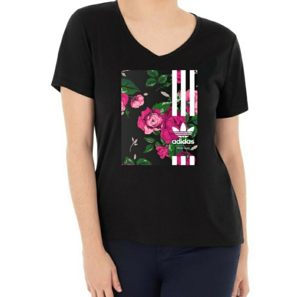 adidas Tops - Women's Black Adidas Tshirt